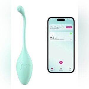 Mint Green Wireless Kegel Device with App Control Massager
